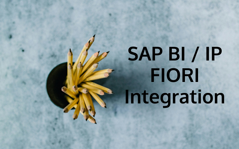 SAP BI/IP FIORI Integration