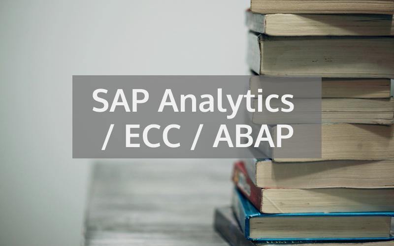 SAP Analytics ECC/ABAP 